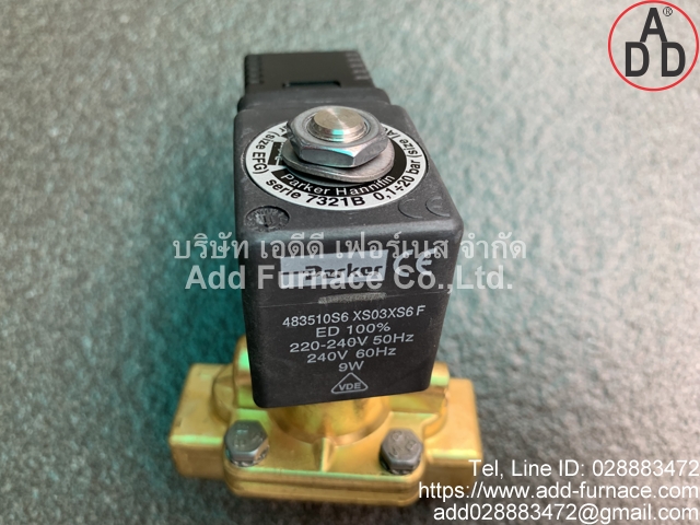 Parker Gas Solenoid Valve 3/8 (8)